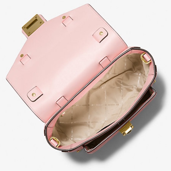 MICHAEL KORS
Manhattan Medium Leather and Logo Satchel PRIMROSE BROWN SI… - Picture 15 of 16